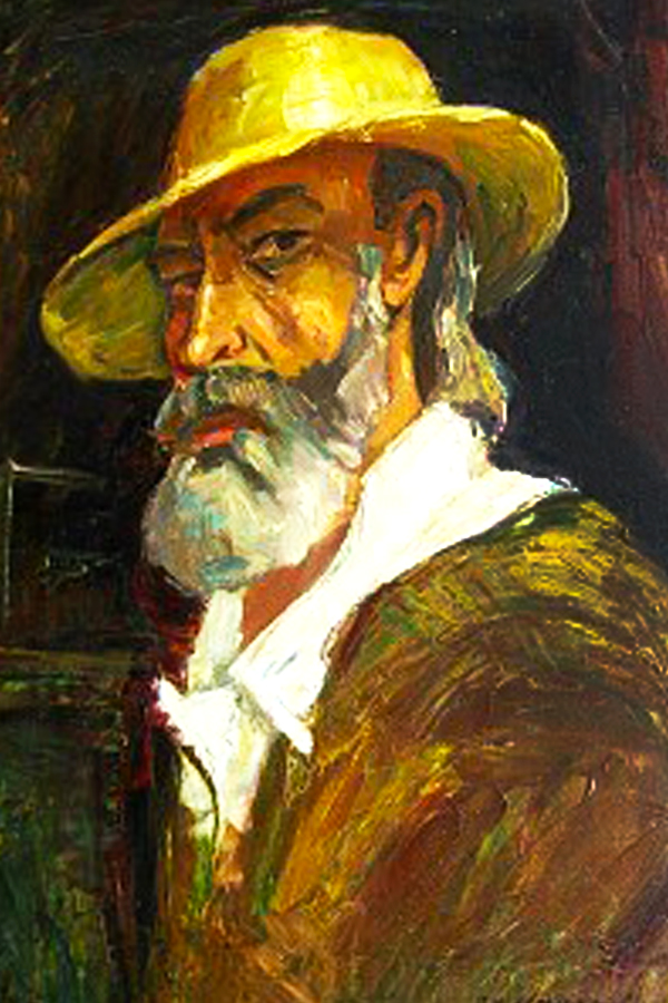 Makarov Victor painter self-portrait
