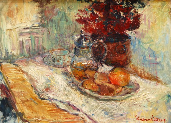 Painting Table Still Life, artist Kishenyuk Peter