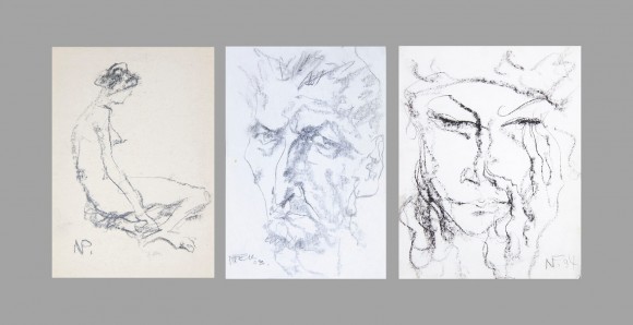 Series of the 15 portraits, artist Peremyshlev Nikolai - sold