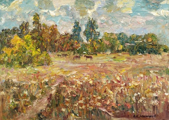 Painting Pasture, artist Makarov Viktor