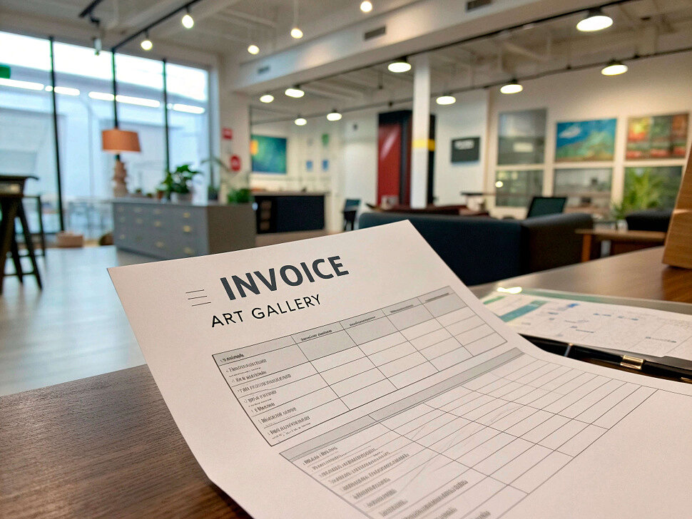 invoice design for art galleries invoice design for art galleries