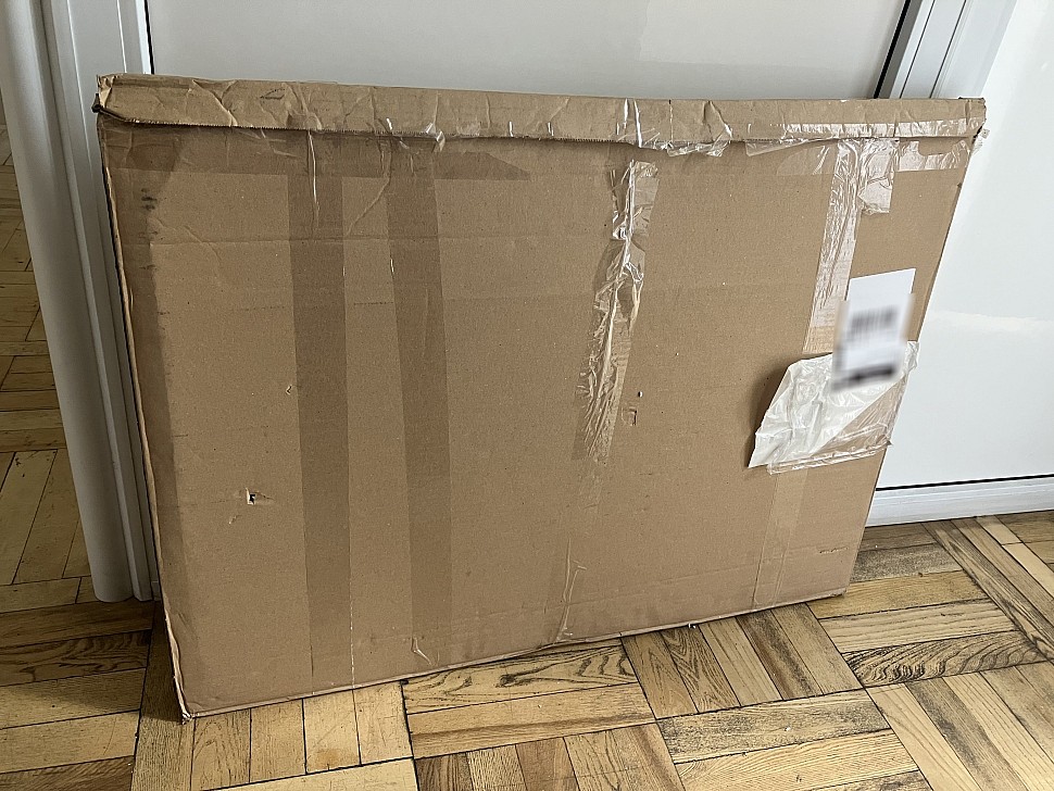 коробка для доставки картин за кордон