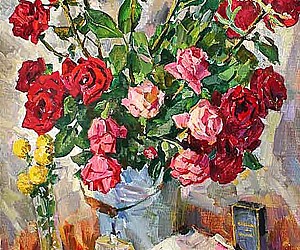 Кокин М.А. Натюрморт. 2000-е, 79х59, холст, масло