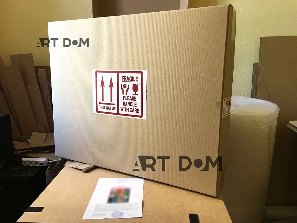 коробка для картин, доставка за границу