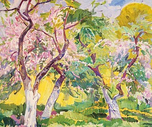 Художник Кокин Михаил Алексеевич, картина - «Весна» 1975, холст, масло