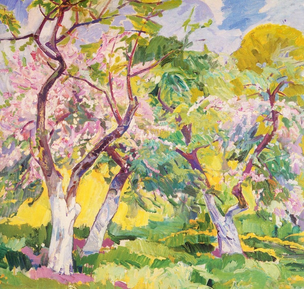 Художник Кокин Михаил Алексеевич, картина - «Весна» 1975, холст, масло