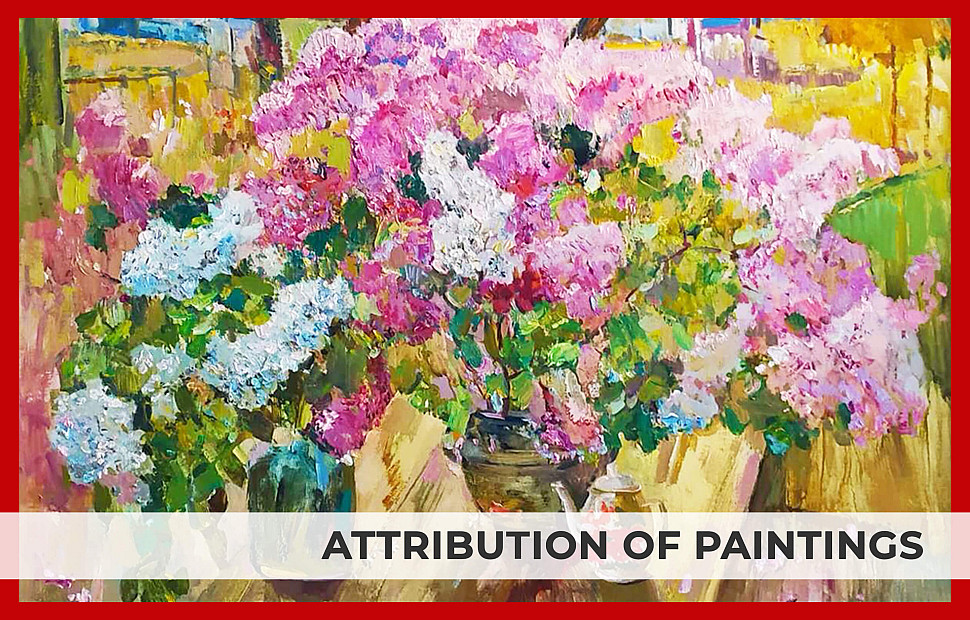 attribution of paintings, identification of the author, examination