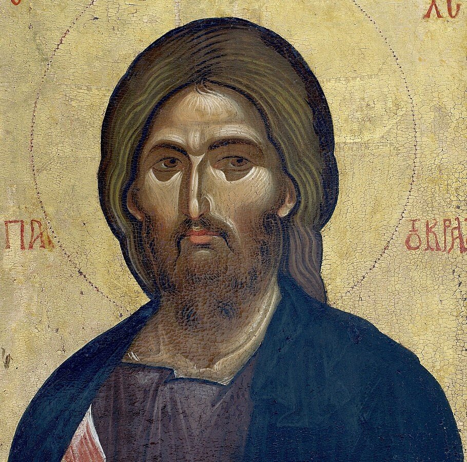 Византийская икона Христа Вседержителя Византийская икона Христа Вседержителя