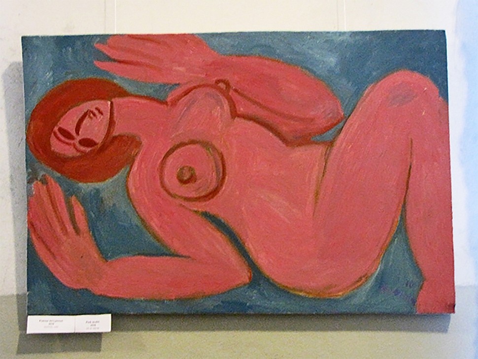 female portrait oil painting boyko petr woman nude painting boyko petr artist