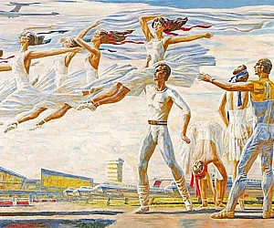 Туранский Александр Алексеевич, «Полет», холст, масло, 1985 г.