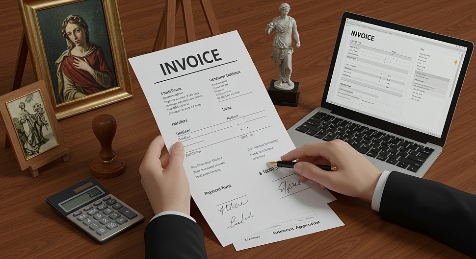 invoice для искусства