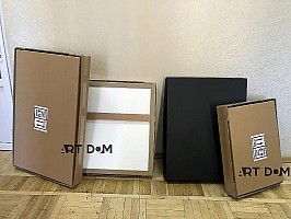 как упаковать большую картину