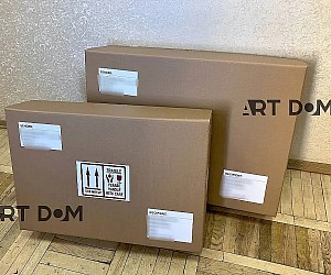 упакованные картины для выезда за границу