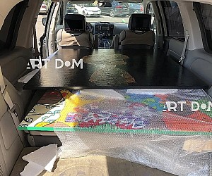 перевозка картин в машине