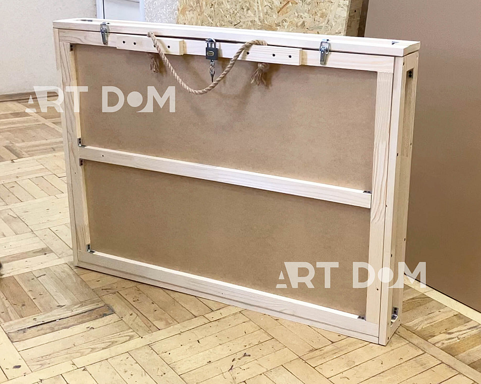 large box for painting, shipping abroad