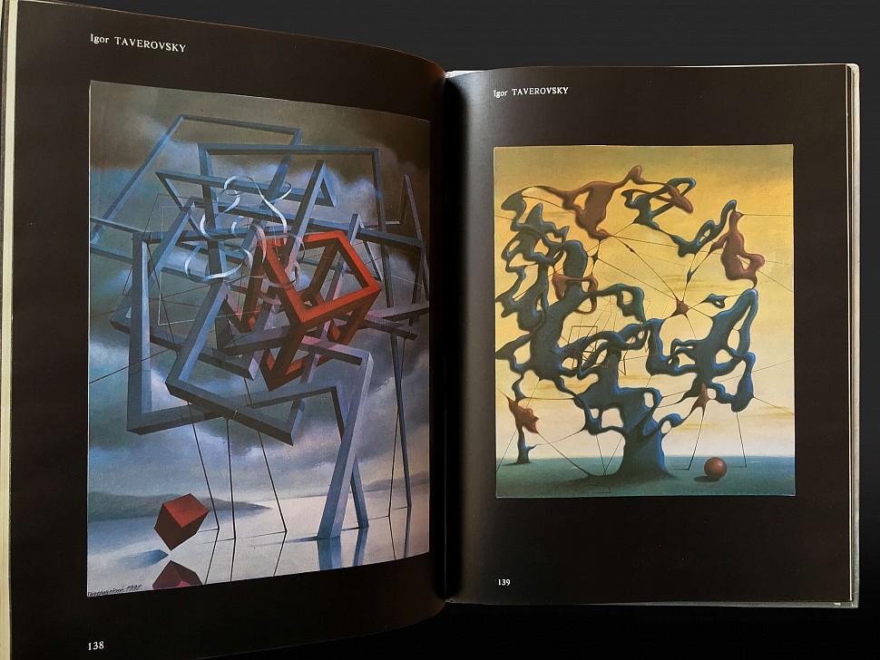 abstract compositions, surrealism Igor Taverovsky painter