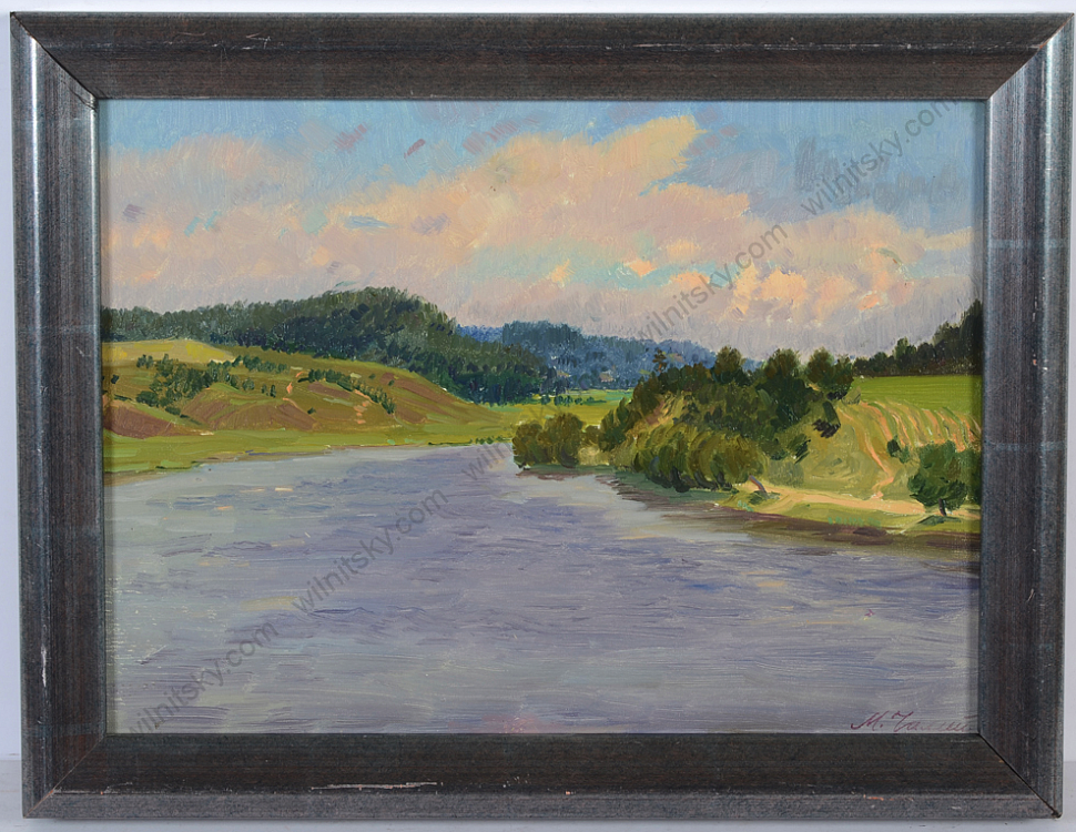 Картина речной пейзаж Чалый Н.Ф. 1913