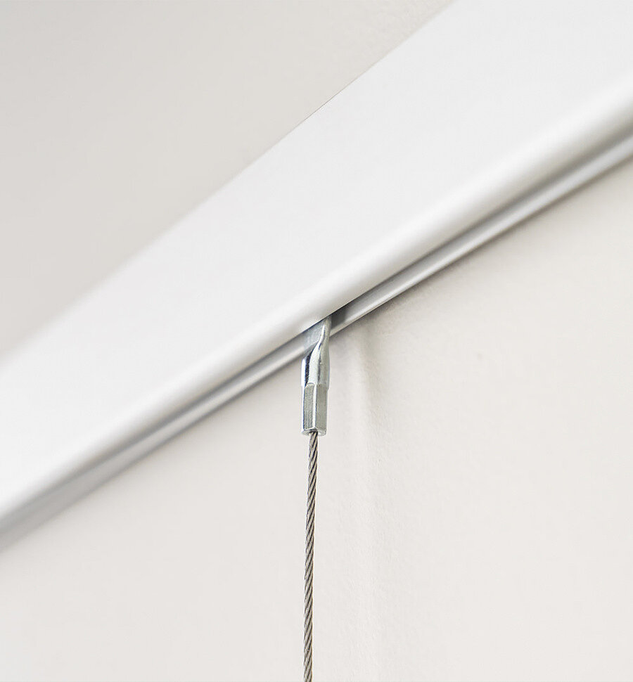 наконечник для фіксації троса в рейці підвіски картин наконечник для фіксації троса в рейці підвіски картин