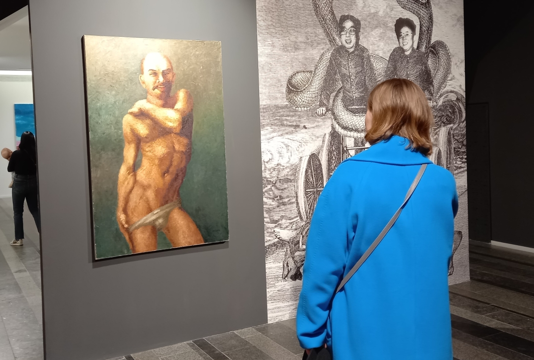 Painting And Lenin is So Young, artist Oleksandr Roitburd