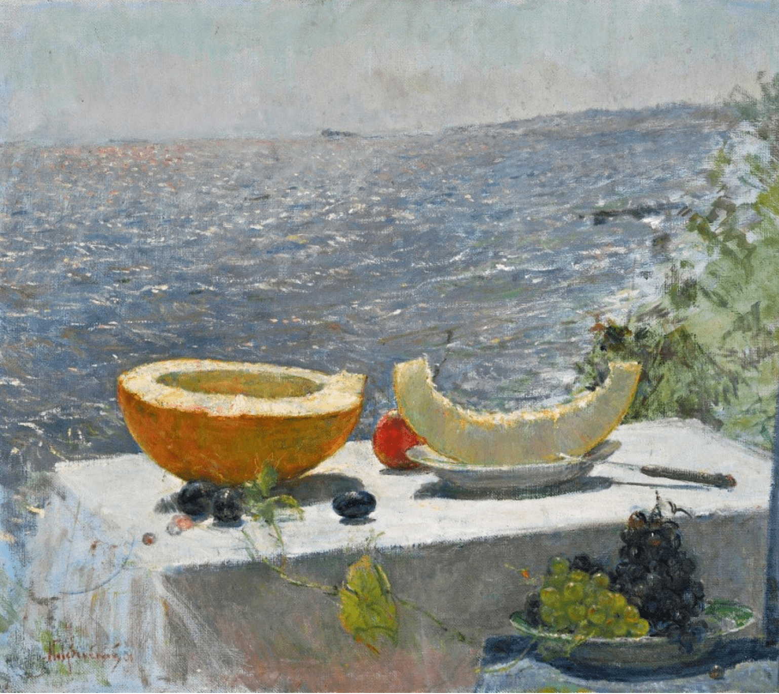 painting Still life by the sea, artist Gavdzinskiy Albin