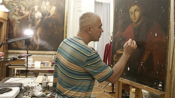 художник рестовратор картина Кишенюк Петр