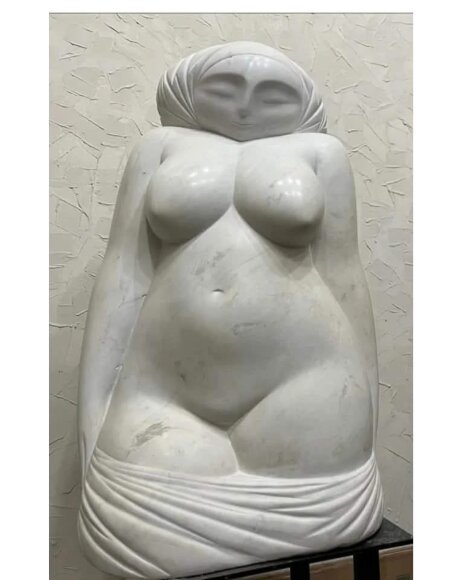 Скульптура Місячна богиня, мармур, Володимиров Олексій