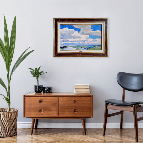 Painting Spill and sky, artist Mikhail Kokin Painting Spill and sky, artist Mikhail Kokin