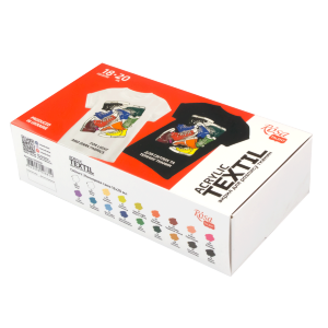 Набор красок для росписи ткани STYLE 18×20мл ROSA Talent