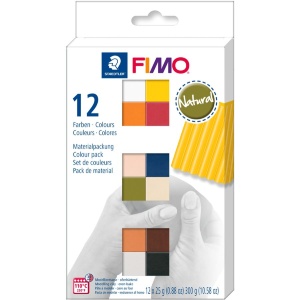 Набор пластики "Natural Colours" 12х25г Fimo