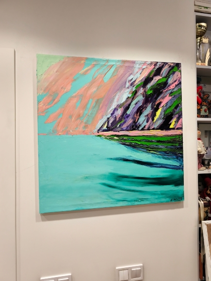 Painting Morning, artist Nina Lytvyn