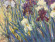 Painting Irises Flowers, artist Nikolay Chebotaru