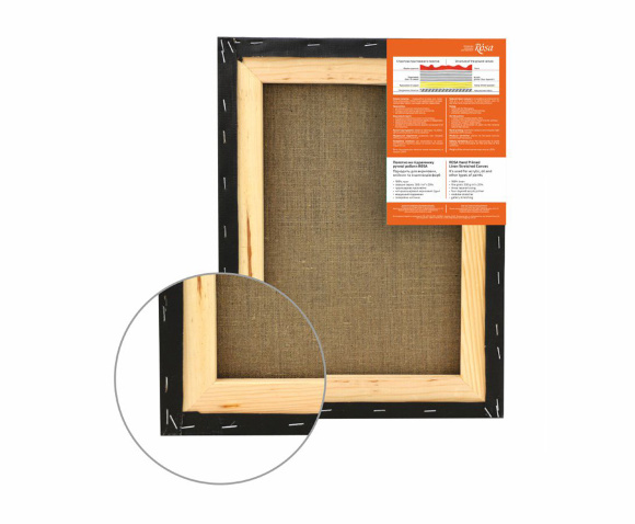 Подрамник 50×60 см модуль №1 среднее зерно Черный грунт лен ROSA Подрамник 50×60 см модуль №1 среднее зерно Черный грунт лен ROSA