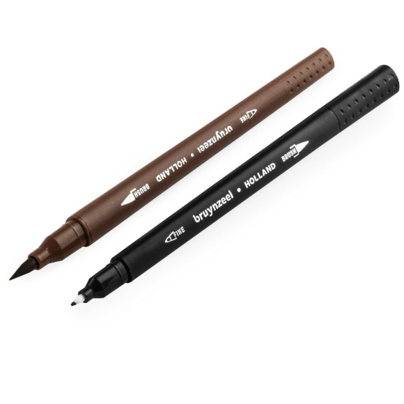 Набор линеров-кистей BRUSHPEN двухсторонние 48цв. Bruynzeel