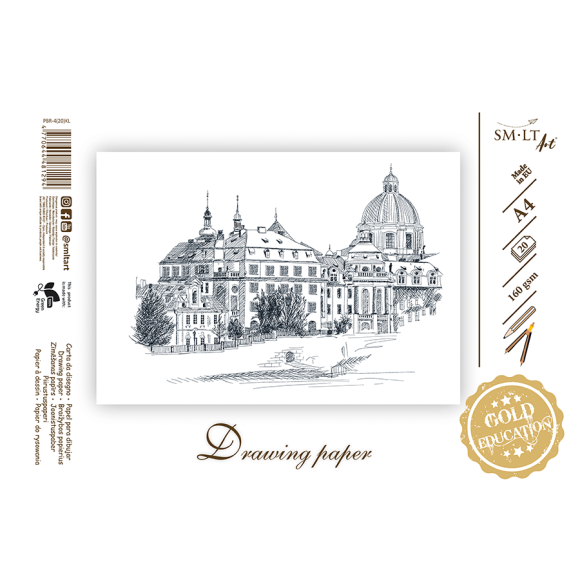 Gluing for sketches and drawings A3 160g/m2 20 sheets SM-LT Art