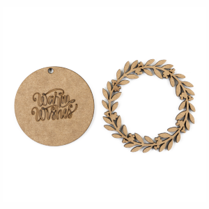 Набор заготовок „Warm Wishes“, ХДФ, 9,5х9,5см, 4шт., ROSA Talent