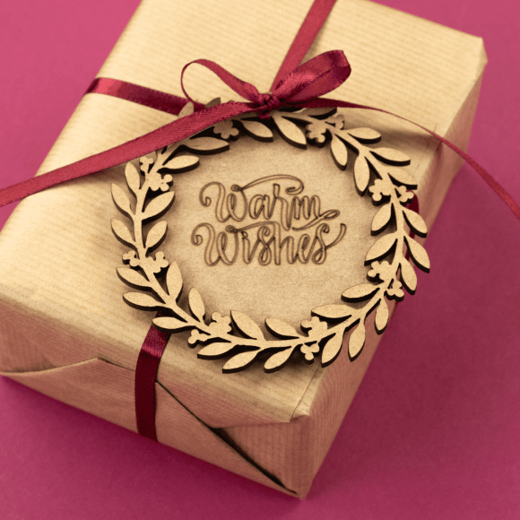 Набор заготовок „Warm Wishes“, ХДФ, 9,5х9,5см, 4шт., ROSA Talent