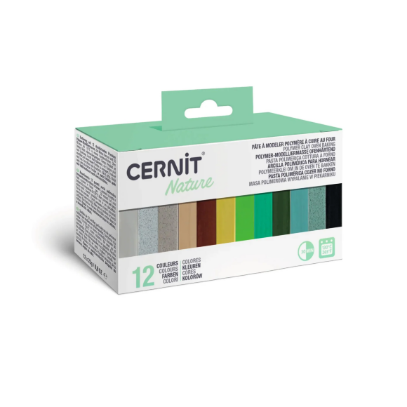 Набор пластики Nature Colours 12х25г Cernit