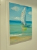Painting Atlit Beach. View of the Sea, artist Nina Lytvyn