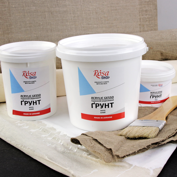 Грунт акриловый художественный 1000мл (1200г) ROSA Studio Грунт акриловый художественный 1000мл (1200г) ROSA Studio