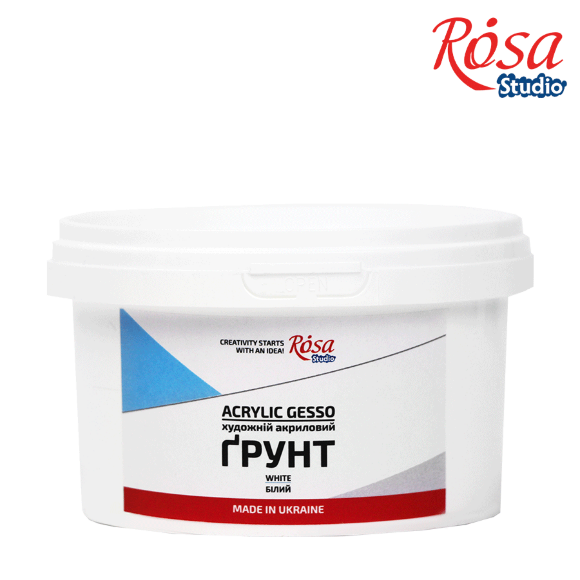 Грунт акриловый художественный 1000мл (1200г) ROSA Studio Грунт акриловый художественный 1000мл (1200г) ROSA Studio