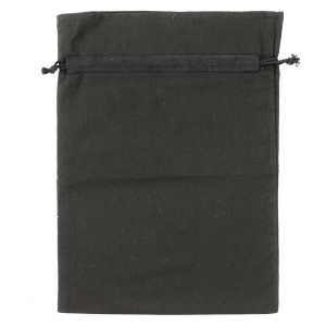 Мешочек из хлопка 25х35см черный хлопок 135 г/м2 ROSA Talent