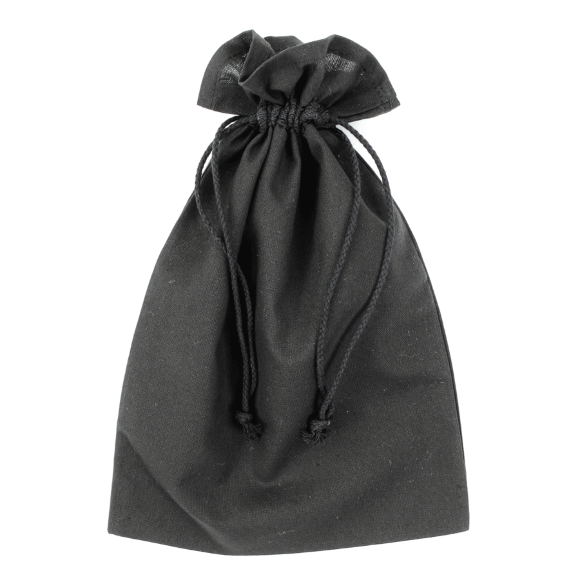 Мешочек из хлопка 25х35см черный хлопок 135 г/м2 ROSA Talent