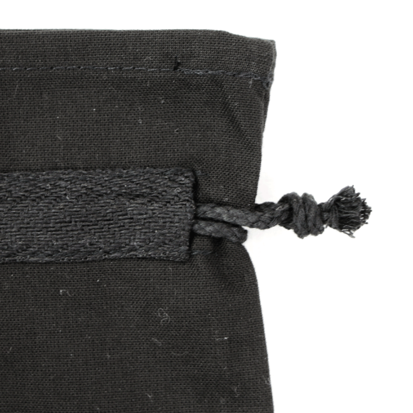 Мешочек из хлопка 25х35см черный хлопок 135 г/м2 ROSA Talent