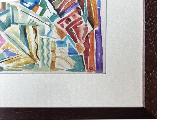 Watercolor Abstraction, artist Saenko Ruslan - sold Watercolor Abstraction, artist Saenko Ruslan - sold