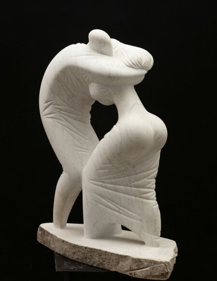 Скульптура Білий танок, мармур, Владіміров Олексій Скульптура Білий танок, мармур, Владіміров Олексій