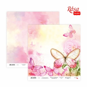 Бумага для скрапбукинга „Floral Poem“ 13 двухсторонняя 30,48х30,48см 200г/м2,ROSA TALENT