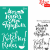 Трафарет многоразовый самоклеящийся №2911 Элементы и надписи 13х20см Серия Кухня ROSA TALENT