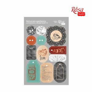Вырубки для скрапбукинга самокл. „Recipe book“ 2