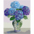 Картина по номерам „Синие гортензии“ 35×45см ROSA START