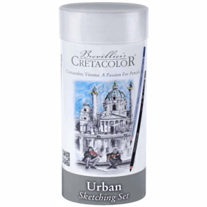Набор художественных материалов URBAN SKETCHING 24шт металлическая коробка Cretacolor